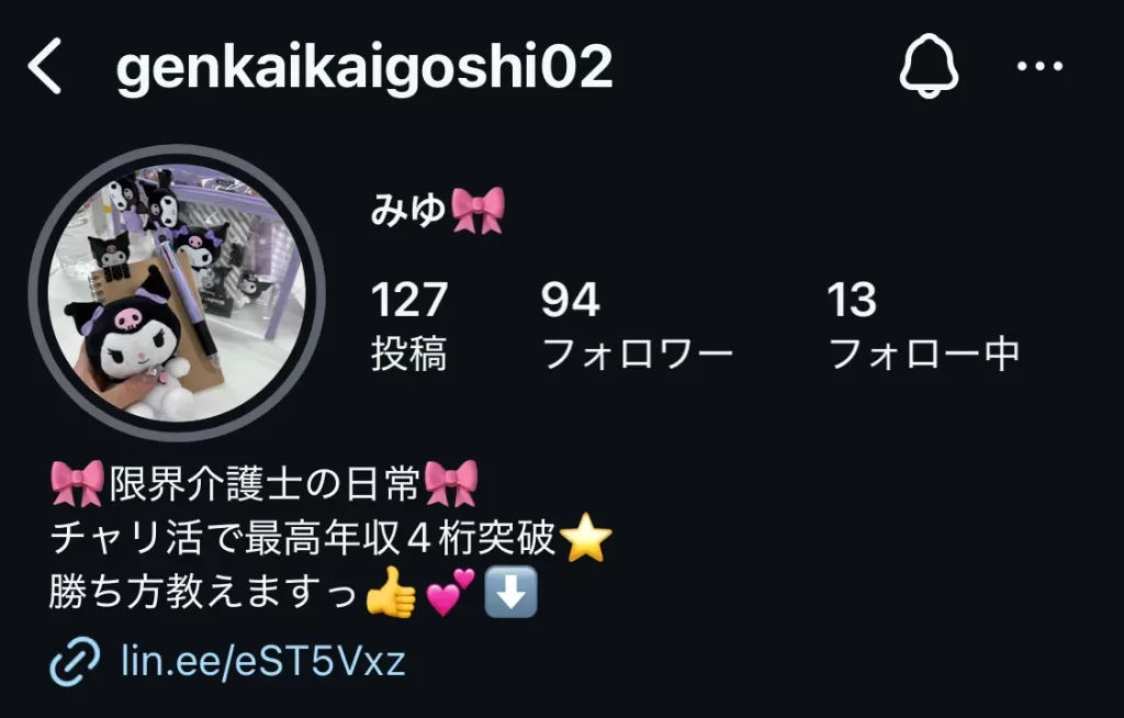 競輪投資家(競輪インフルエンサー)「みゆ」Instagram