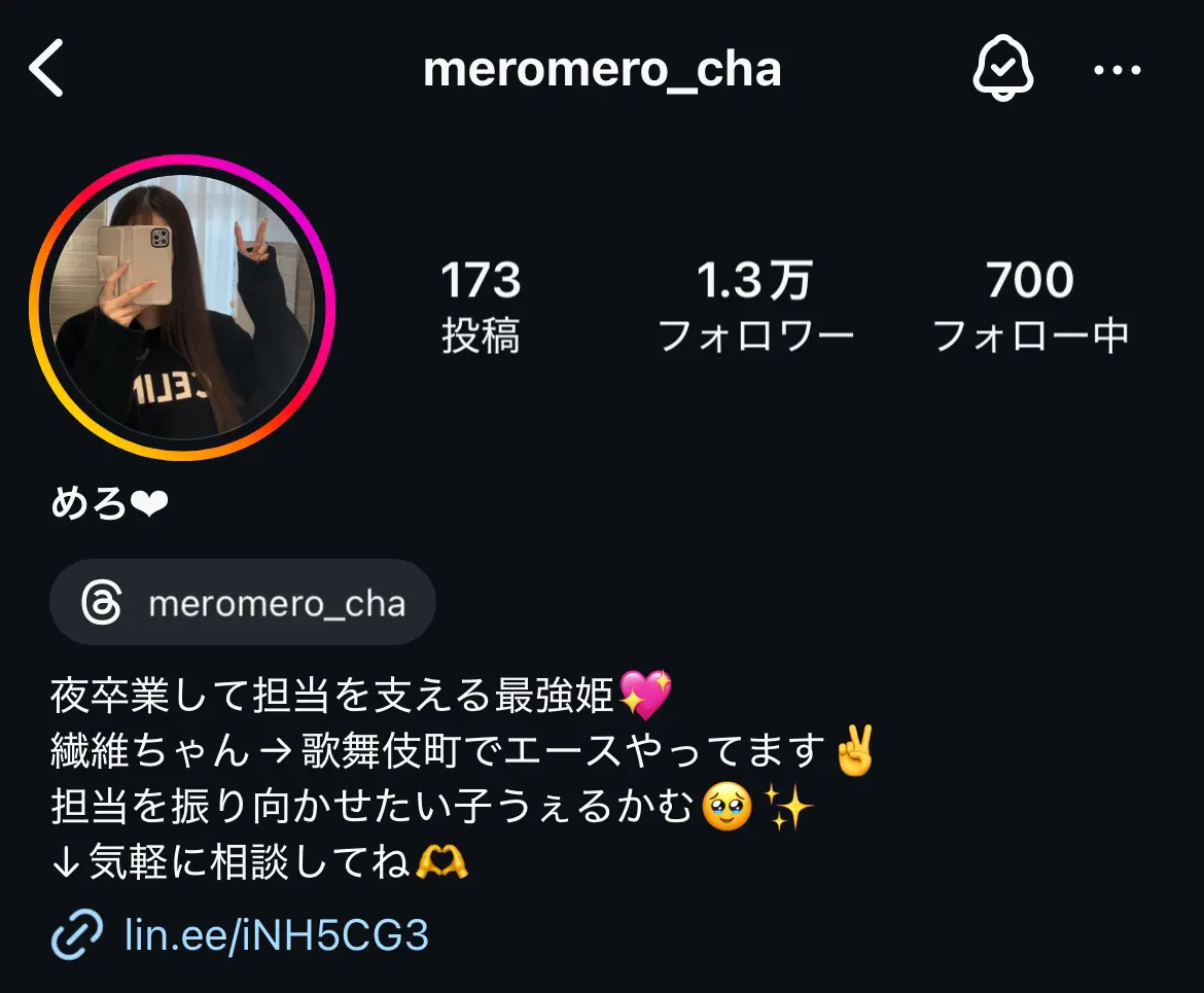 競輪マンション 悪質競輪インフルエンサー・競輪投資家ホスト狂い「めろ❤︎」インスタ