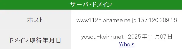 競輪マンション 優良競輪予想サイト「競輪ヘブン」IPアドレス