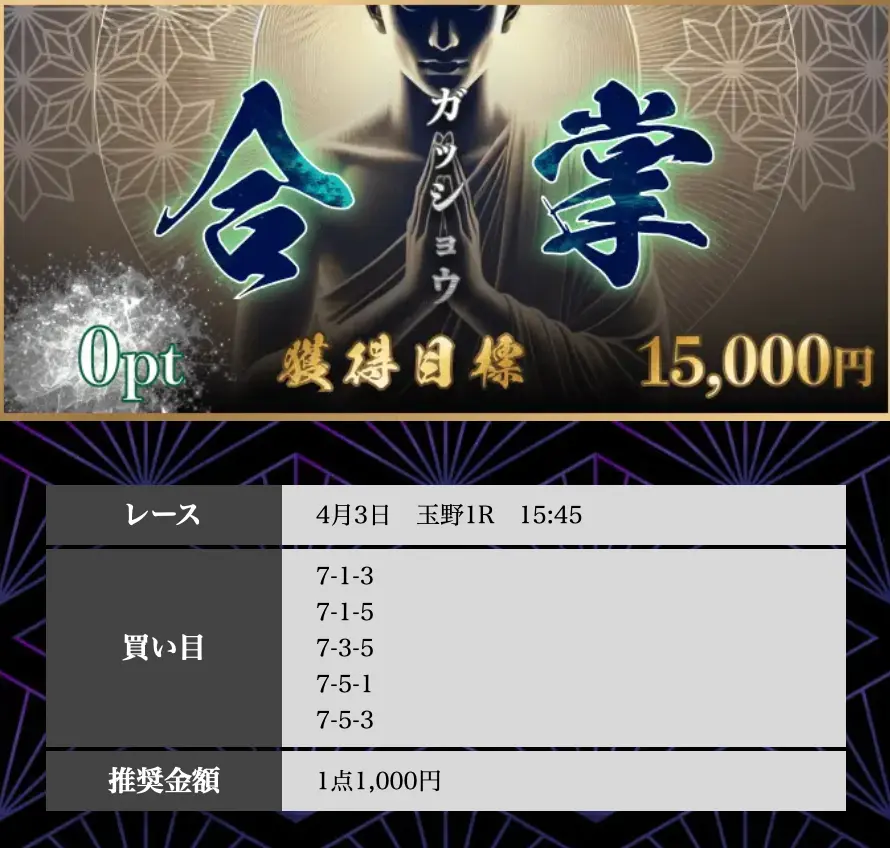 競輪予想サイト「競輪修羅」無料予想買い目0403